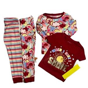 Penelope 4 Piece Pijama Set For Little Girls /Size 4
